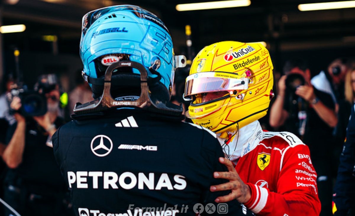 Russell: «La Ferrari è cresciuta. L'affidabilità Mercedes? Priorità assoluta»