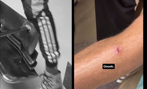 Russell si ferisce ad una gamba durante lo shakedown: «Ho dato un calcio alla W17» - Russell si ferisce ad una gamba durante lo shakedown: «Ho dato un calcio alla W17»