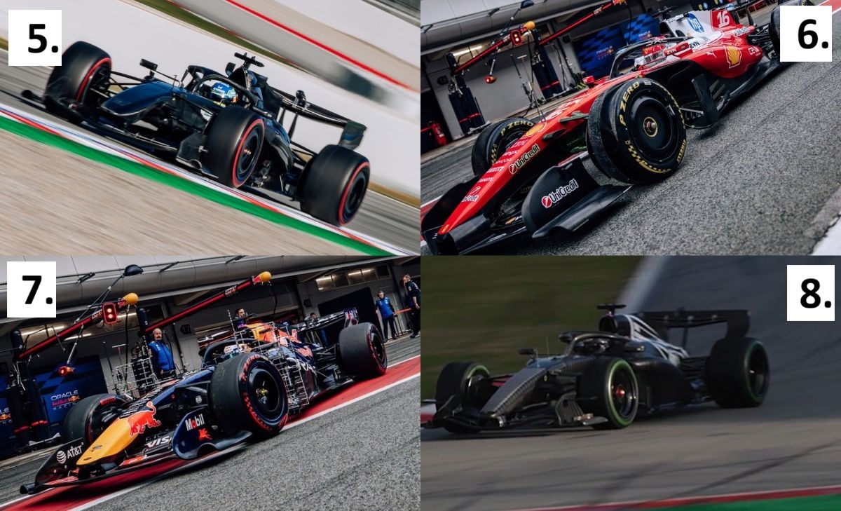 Aston Martin, Ferrari, Red Bull, Cadillac