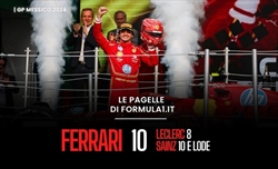 Sainz dominatore in Messico, ora la Ferrari sogna. Verstappen nervoso: le pagelle del GP  - Sainz dominatore in Messico, ora la Ferrari sogna. Verstappen nervoso: le pagelle del GP 