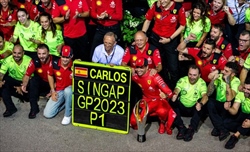 Sainz: «La Ferrari ha dimostrato di saper reggere la pressione» - Sainz: «La Ferrari ha dimostrato di saper reggere la pressione»