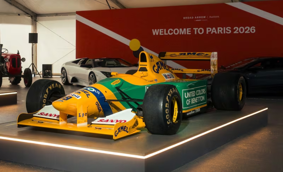 Schumacher, venduta all'asta la storica B192