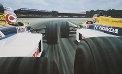 Silverstone 1987, il sorpasso