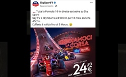 SkySportF1, super offerta in vista dell'inizio del campionato 2023: tutti i dettagli - SkySportF1, super offerta in vista del campionato: tutti i dettagli