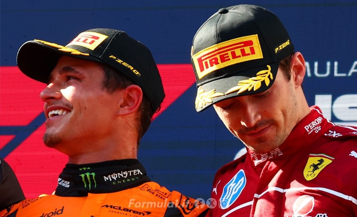 Norris e Leclerc: stessi errori, giudizi diversi. Ma c''è un motivo...