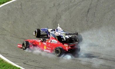 Strani incidenti, spie e zone grigie: i furbi in Formula 1 - Foto https://www.motorsportmagazine.com/articles/single-seaters/f1/michael-schumachers-moment-of-madness-at-jerez-1997