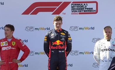Super Max vince in Austria. Charles secondo, Vettel quarto, Hamilton quinto - Super Max vince in Austria. Charles secondo, Vettel quarto, Hamilton quinto
