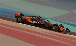 Test Bahrain, Norris: «Oggi condizioni difficili ma abbiamo raccolto tutti i dati»