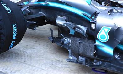 TEST F1 / GIORNO 5 - MERCEDES W10: la W10 è stata modificata in ogni zona - TEST F1 / GIORNO 5 - MERCEDES W10: la W10 è stata modificata in ogni zona