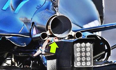 TEST F1 - GIORNO 7: ecco dove sfiata il basamento sulla MERCEDES W09 - TEST F1 - GIORNO 7: ecco dove sfiata il basamento sulla MERCEDES W09, aspettando un chiarimento dall