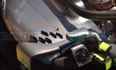 TEST SPAGNA / FERRARI E MERCEDES: sulla SF71H una nuova ala posteriore mentre sulla W09 ... - TEST SPAGNA / FERRARI E MERCEDES: sulla SF71H una nuova ala posteriore mentre sulla W09 ...