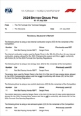 UFFICIALE - GP Gran Bretagna, un pilota scatterà dalla Pit Lane: il motivo - UFFICIALE - GP Gran Bretagna, un pilota scatterà dalla Pit Lane: il motivo