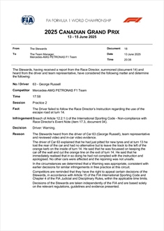 UFFICIALE - La decisione della FIA su Russell: le conseguenze sul suo weekend - UFFICIALE - La decisione della FIA su Russell: le conseguenze sul suo weekend