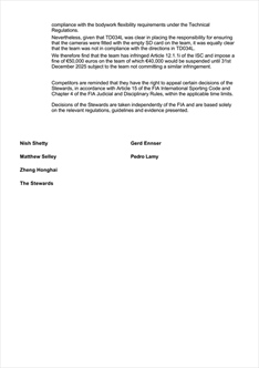 UFFICIALE - La decisione della FIA sulla Williams - UFFICIALE - La decisione della FIA sulla Williams