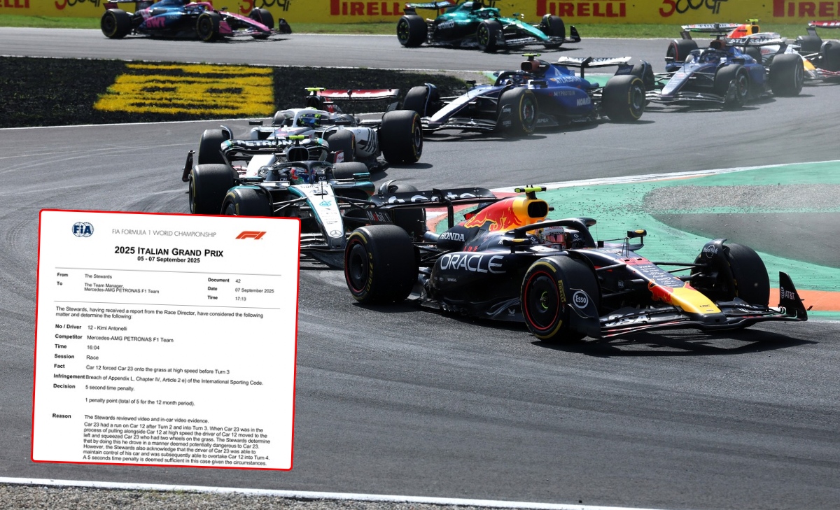 UFFICIALE - Monza: le decisioni FIA su Antonelli, Bearman, Alonso e Stroll UFFICIALE - Monza: le decisioni FIA su Antonelli, Bearman, Alonso e Stroll