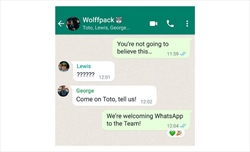 Nuova partnership per Mercedes. L'annuncio: «Whatsapp si unisce alla chat» - UFFICIALE - Nuova partnership per Mercedes. L'annuncio: «Whatsapp si unisce alla chat»