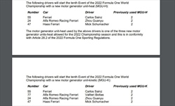 UFFICIALE - Nuovi elementi power unit sulle Ferrari: la situazione di Leclerc e Sainz - UFFICIALE - Nuovi elementi power unit sulle Ferrari: la situazione di Leclerc e Sainz
