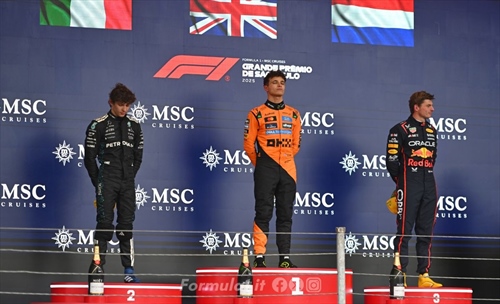 Un podio da campioni (presenti e futuri)