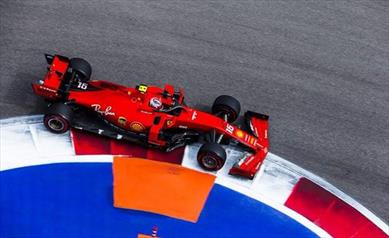 Venerdì in Russia: Leclerc soddisfatto del passo gara, meno del bilanciamento per la qualifica