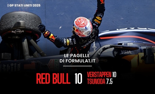Verstappen cannibale ad Austin, Ferrari reagisce. Crisi McLaren: le pagelle del GP  - Verstappen cannibale ad Austin, Ferrari reagisce. Crisi McLaren: le pagelle del GP 