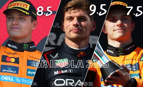 Verstappen domina ad Imola, nel giorno della prova d'orgoglio Ferrari: le pagelle del GP 