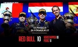 Verstappen e Red Bull solita storia, Ferrari seconda forza: le pagelle del GP del Bahrain - Verstappen e Red Bull solita storia, Ferrari seconda forza: le pagelle del GP del Bahrain