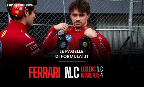 Verstappen emoziona e Norris vince in Brasile. Sfortuna Ferrari: le pagelle del GP  - Verstappen emoziona e Norris vince in Brasile. Sfortuna Ferrari: le pagelle del GP 