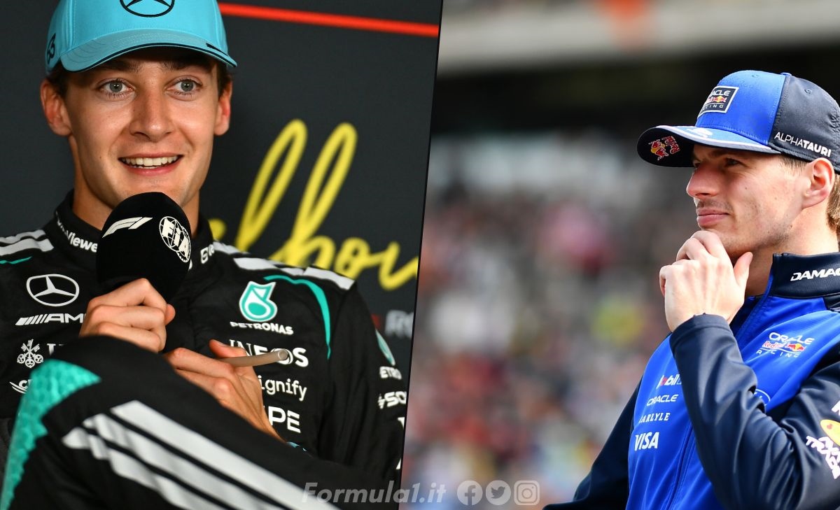 Verstappen Mercedes Russell 