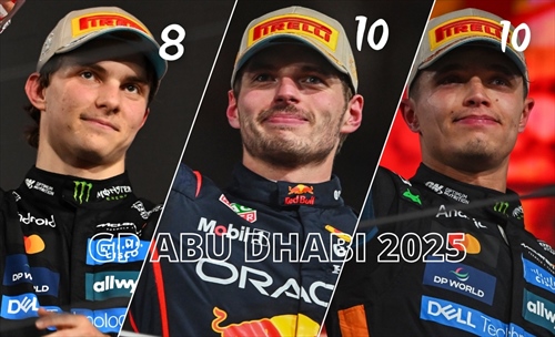 Verstappen signore di Abu Dhabi, Norris campione. Ferrari reagisce: le pagelle del GP 