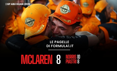 Verstappen signore di Abu Dhabi, Norris campione. Ferrari reagisce: le pagelle del GP  - Verstappen signore di Abu Dhabi, Norris campione. Ferrari reagisce: le pagelle del GP 
