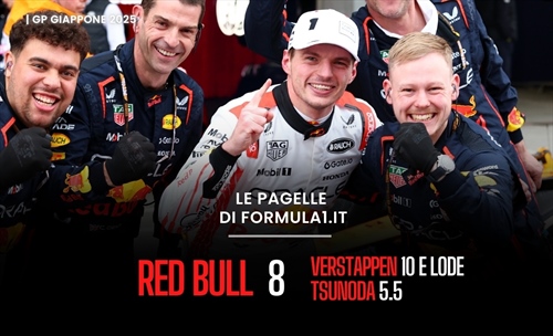 Verstappen superlativo a Suzuka, McLaren spreca. Ferrari, una comparsa: i giudizi del GP  - Verstappen superlativo a Suzuka, McLaren spreca. Ferrari, una comparsa: i giudizi del GP 