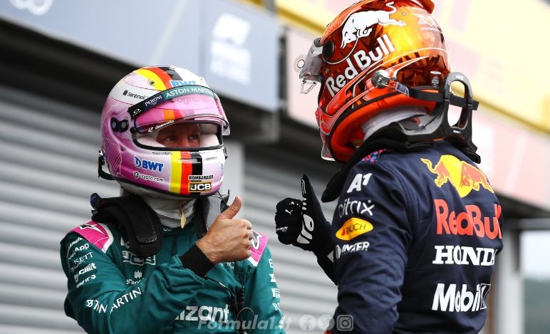 Verstappen verso la nona vittoria consecutiva: «Vettel mi ha scritto un messaggio»