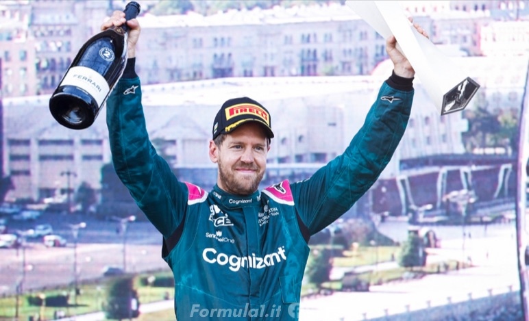 Vettel secondo posto al GP Azerbaijan 2021