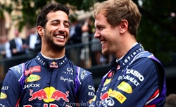 Vettel: «Credo che Ricciardo sia ancora uno dei migliori piloti» - Vettel: «Credo che Ricciardo sia ancora uno dei migliori piloti»