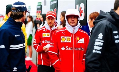 Vettel: Raikkonen non ha avuto fortuna - Vettel: Raikkonen non ha avuto fortuna