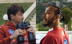 VIDEO - Ferrari, Hamilton e Leclerc diventano attori per lo sponsor Peroni