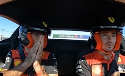 VIDEO - Ferrari: Leclerc, Sainz e la challenge ad alta velocità. Che siparietti - VIDEO - Ferrari: Leclerc, Sainz e la challenge ad alta velocità: che siparietto