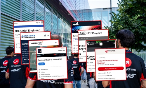 Vuoi lavorare in Formula 1? Le offerte tra Maranello, Inghilterra, Svizzera e America