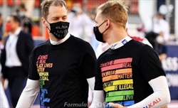 We Race As One, Vettel commenta le modifiche: Immagine diventata commercialmente troppo forte - We Race As One, Vettel commenta le modifiche: Immagine diventata commercialmente troppo forte