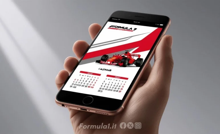 Il calendario 2026 della Formula 1 sul tuo smartphone