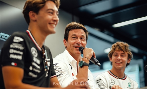 Wolff, se arriva Max, saluta Russell!