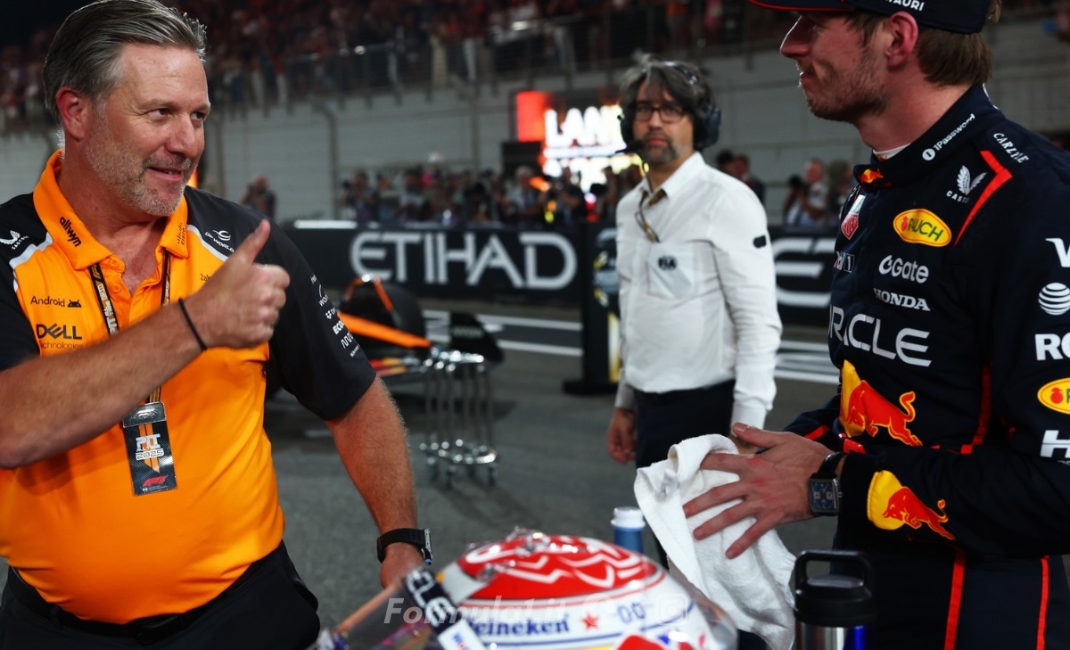 Zak Brown non nega l’interesse per Verstappen, ma c’è una condizione
